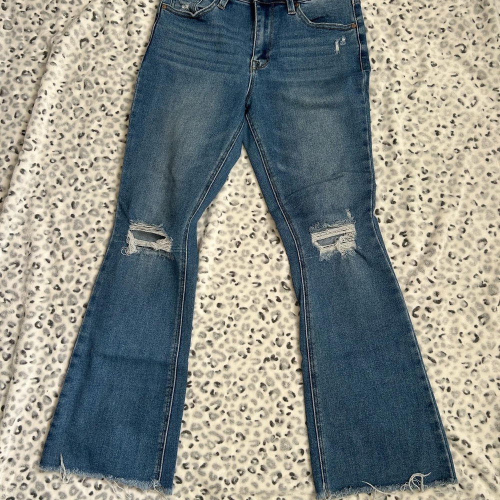 Kancan Stretch Distressed Blue Jeans Size 9